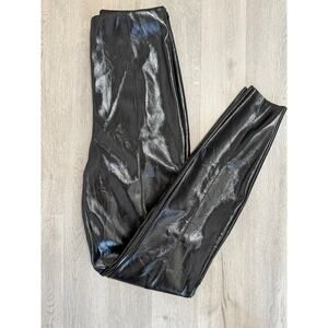 ASOS Women's Faux Leather Black Pants Size 10